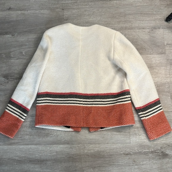 SANDRO Tweed Blazer Pattern Vamina Jacket  EU 38 (US Women's Size 4-6) Medium - Picture 9 of 9